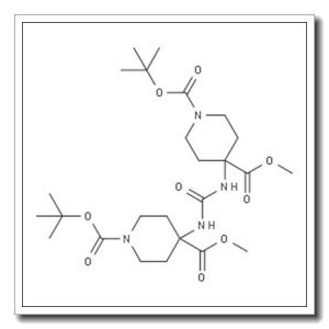 1,3-二[N-BOC-4-(甲氧羰基)-4-哌啶基]脲