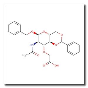 Benzyl 2-acetamido-4,6-O-benzylidene-3-O-(carboxymethyl)-2-deoxy-a-D-glucopyranoside