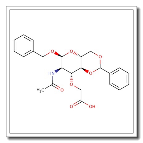Benzyl 2-acetamido-4,6-O-benzylidene-3-O-(carboxymethyl)-2-deoxy-a-D-glucopyranoside CAS 14595-22-3