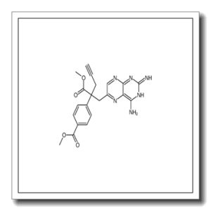 methyl 4-[2-[(2,4-diaminopteridin-6-yl)methyl]-1-methoxy-1-oxopent-4-yn-2-yl]benzoate