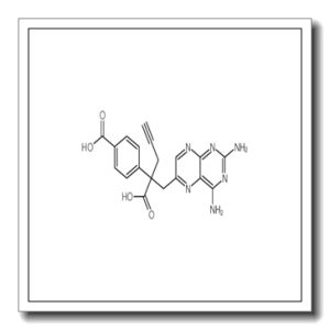 4-[2-carboxy-1-(2,4-diaminopteridin-6-yl)pent-4-yn-2-yl]benzoic acid