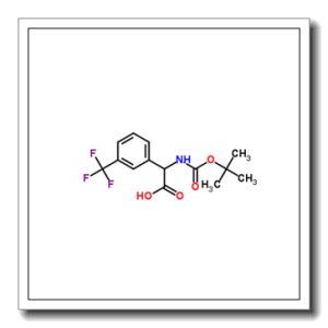 N-boc-2-(3-三氟甲基-苯基)-dl-甘氨酸