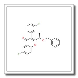 (R)-2-(1-(苄氧基)乙基)-6-氟-3-(3-氟苯基)-4H-色烯-4-酮