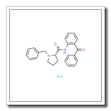 (S)-N-(2-苯甲酰基苯基)-1-苄基吡咯烷-2-甲酰胺盐酸盐