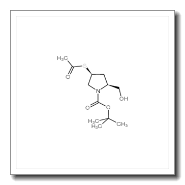 (2S,4S)-4-(乙酰基硫代)-2-(羟基甲基)-1-吡咯烷羧酸-1,1-二甲基乙酯