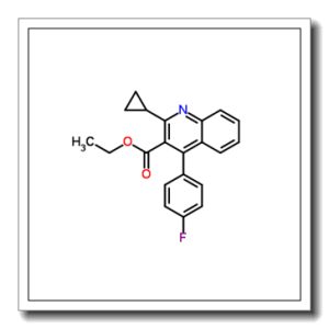 2-环丙基-4-(4-氟苯基)-喹啉-3-羧酸乙酯