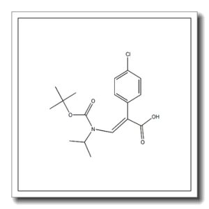 Trans-N-Boc-2-(4-chlorophenyl)-3-(isopropylamino) acrylic acid