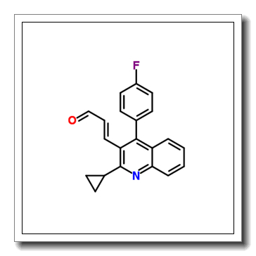 (E)-3-[2-Cyclopropyl-4-(4-fluorophenyl)-3-quinolinyl-2-propenal CAS 148901-68-2