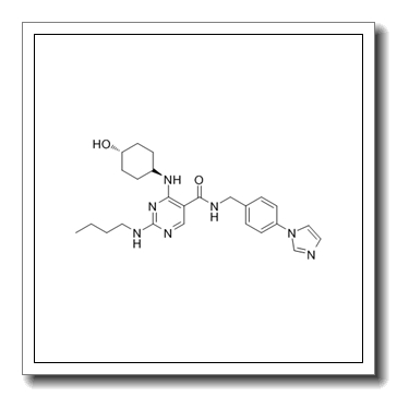 5-​Pyrimidinecarboxamid​e, 2-​(butylamino)​-​4-​[(trans-​4-​hydroxycyclohexyl)​amino]​-​N-​[[4-​(1H-​imidazol-​1-​yl)​phenyl]​methyl]​- CAS 1493764-08-1