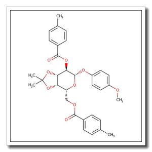 4-Methoxyphenyl 3,4-O-isopropylidene-2,6-bis-O-(4-methylbenzoyl)-β-D-galactopyranoside