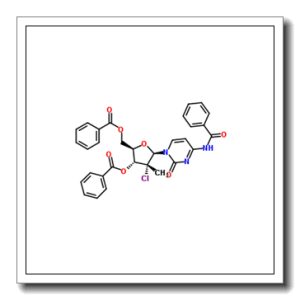 N-Benzoyl-3′,5′-di-O-benzoyl-2′-chloro-2′-deoxy-2′-methylcytidine