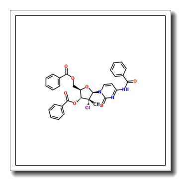 N-Benzoyl-3',5'-di-O-benzoyl-2'-chloro-2'-deoxy-2'-methylcytidine CAS 1496551-70-2