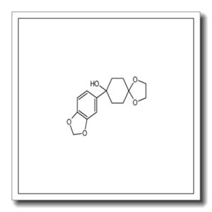 8-(1,3-苯并-5-二氧基)-1,4-二噁螺[4.5]癸烷-8-醇
