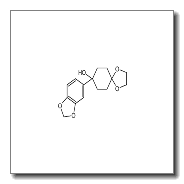 8-(1,3-Benzodioxol-5-yl)-1,4-dioxaspiro[4.5]decan-8-ol CAS 150019-56-0