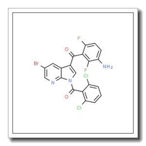 (3-(3-氨基-2,6-二氟苯甲酰基)-5-溴-1H-吡咯并[2,3-B]吡啶-1-基)(2,6-