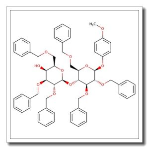 4-Methoxyphenyl 4-O-(2,3,6-tri-O-benzyl-b-D-galactopyranosyl)-2,3,6-tri-O-benzyl-b-D-glucopyranoside