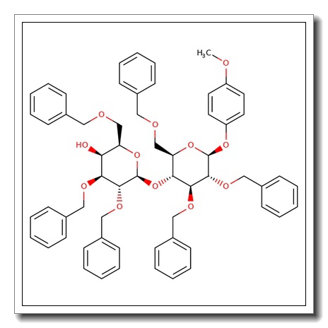 4-Methoxyphenyl 4-O-(2,3,6-tri-O-benzyl-b-D-galactopyranosyl)-2,3,6-tri-O-benzyl-b-D-glucopyranoside CAS 150412-81-0