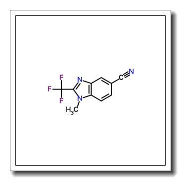 1-Methyl-2-(trifluoromethyl)-1H-benzimidazole-5-carbonitrile