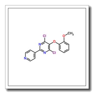 4,6-dichloro-5-(2-methoxyphenoxy)-2-pyridin-4-ylpyrimidine