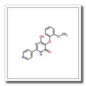 5-(o-methoxyphenoxy)-4,6-dihydroxy-2-(pyridin-4-yl)-pyrimidine