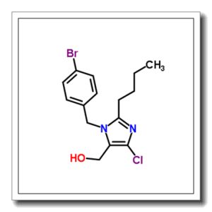1-(4-溴苄基)-2-丁基-4-氯-1H-咪唑-5-甲醇