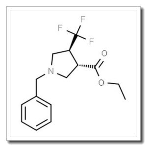 Ethyl (3S,4S)-1-benzyl-4-(trifluoromethyl)-3-pyrrolidinecarboxylate
