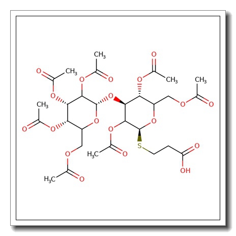 3-(Hepta-O-acetyl-b-lactopyranosyl)thio-propanoic acid