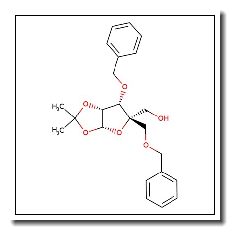 3-O-Benzyl-1,2-O-isoproylidene-4-C-(phenylmethoxy)methyl-β-L-lyxofuranose CAS 153186-10-8