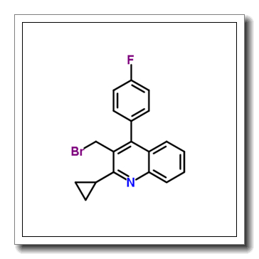 3-(Bromomethyl)-2-cyclopropyl-4-(4-fluorophenyl)quinoline CAS 154057-56-4