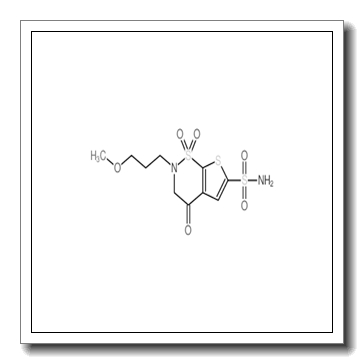 2-(3-methoxypropyl)-1,1,4-trioxo-3H-thieno[3,2-e]thiazine-6-sulfonamide CAS 154127-41-0