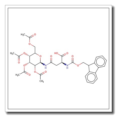 2N-Fmoc-4N-(2,3,4,6-tetra-O-acetyl-b-D-glucopyranosyl)-L-aparagine CAS 154395-64-9