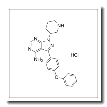 (R)-3-(4-phenoxyphenyl)-1-(piperidine-3-yl)-1H-pyrazolo[3,4-d]pyrimidin-4-amine hydrochloride CAS 1553977-42-6