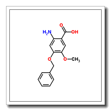 2-amino-5-methoxy-4-phenylmethoxybenzoic acid CAS 155666-33-4