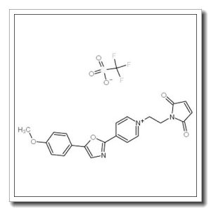 1-[2-(Maleimido)ethyl]-4-[5-(4-methoxyphenyl)-2-oxazolyl]pyridinium triflate