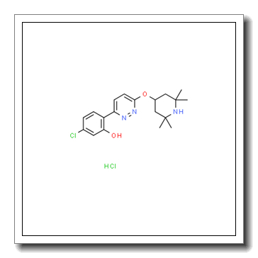 5-chloro-2-(6-((2,2,6,6-tetramethylpiperidin-4-yl)oxy)pyridazin-3-yl)phenolhydrochloride CAS 1562343-70-7
