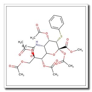 5-(Acetylamino)-5-deoxy-3-S-phenyl-3-thio-D-erythro-a-L-gluco-2-nonulopyranosonic acid methyl ester 2,4,7,8,9-pentaacetate