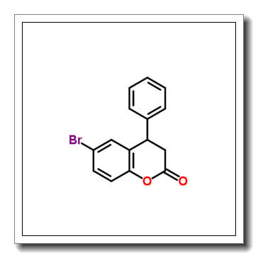 6-bromo-4-phenyl-3,4-dihydrochromen-2-one CAS 156755-23-6