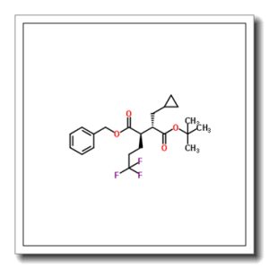 4-Benzyl 1-(2-methyl-2-propanyl) (2S,3R)-2-(cyclopropylmethyl)-3-(3,3,3-trifluoropropyl)succinate