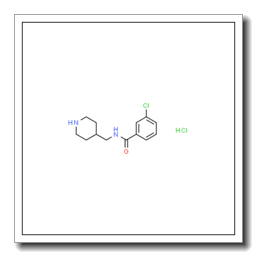 3-Chloro-N-(4-piperidinylmethyl)benzamide hydrochloride CAS 1584066-83-0