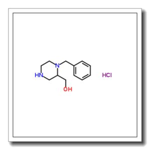 (1-Benzyl-2-piperazinyl)methanol hydrochloride (1:1)