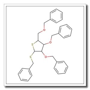 Benzyl 2,3,5-tri-O-benzyl-1,4 dithio-D-ribofuranoside