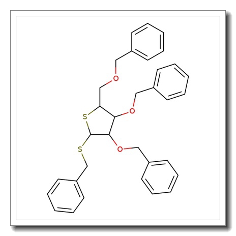 Benzyl 2,3,5-tri-O-benzyl-1,4 dithio-D-ribofuranoside CAS 158852-11-0