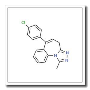 6-(4-氯苯基)-1-甲基-4H-苯并[F][1,2,4]三唑并[4,3-A]氮杂