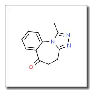 1-甲基-4H-苯并[F][1,2,4]三唑并[4,3-A]氮杂-6(5H)-酮