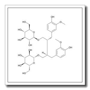 2,3-双(3-甲氧基-4-羟基苄基)丁烷-1,4-二醇 1,4-二葡萄糖甙