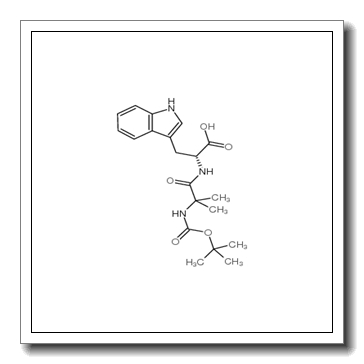 D-Tryptophan, N-[N-[(1,1-dimethylethoxy)carbonyl]-2-methylalanyl] CAS 159634-94-3