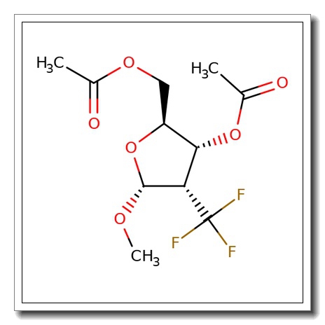 Methyl 3,5-di-O-acetyl-2-deoxy-2-(trifluoromethyl)-a-D-ribofuranoside CAS 159945-01-4