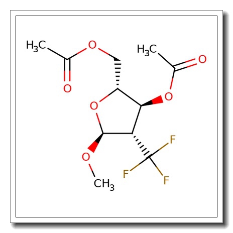 Methyl 2-deoxy-2- (trifluoromethyl)-a-D-arabinofuranoside-diacetate