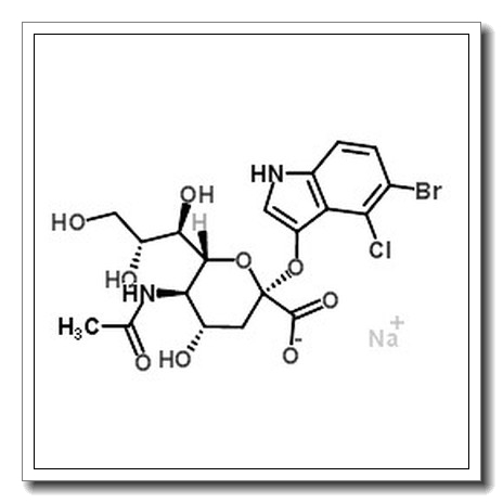 5-溴-4-氯-3-吲哚基-alpha-D-N-乙酰神经氨酸钠盐