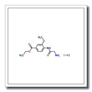 Ethyl 4-(glycylamino)-3-methoxybenzoate hydrochloride (1:1)